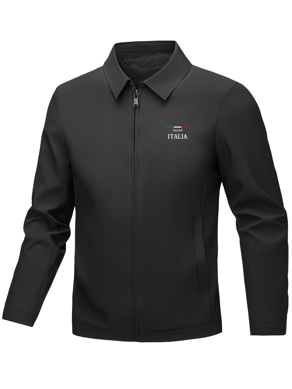 Veste pour homme, à revers, bleu marine