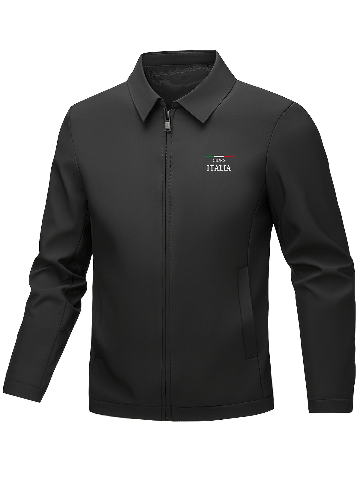 Veste pour homme, à revers, bleu marine