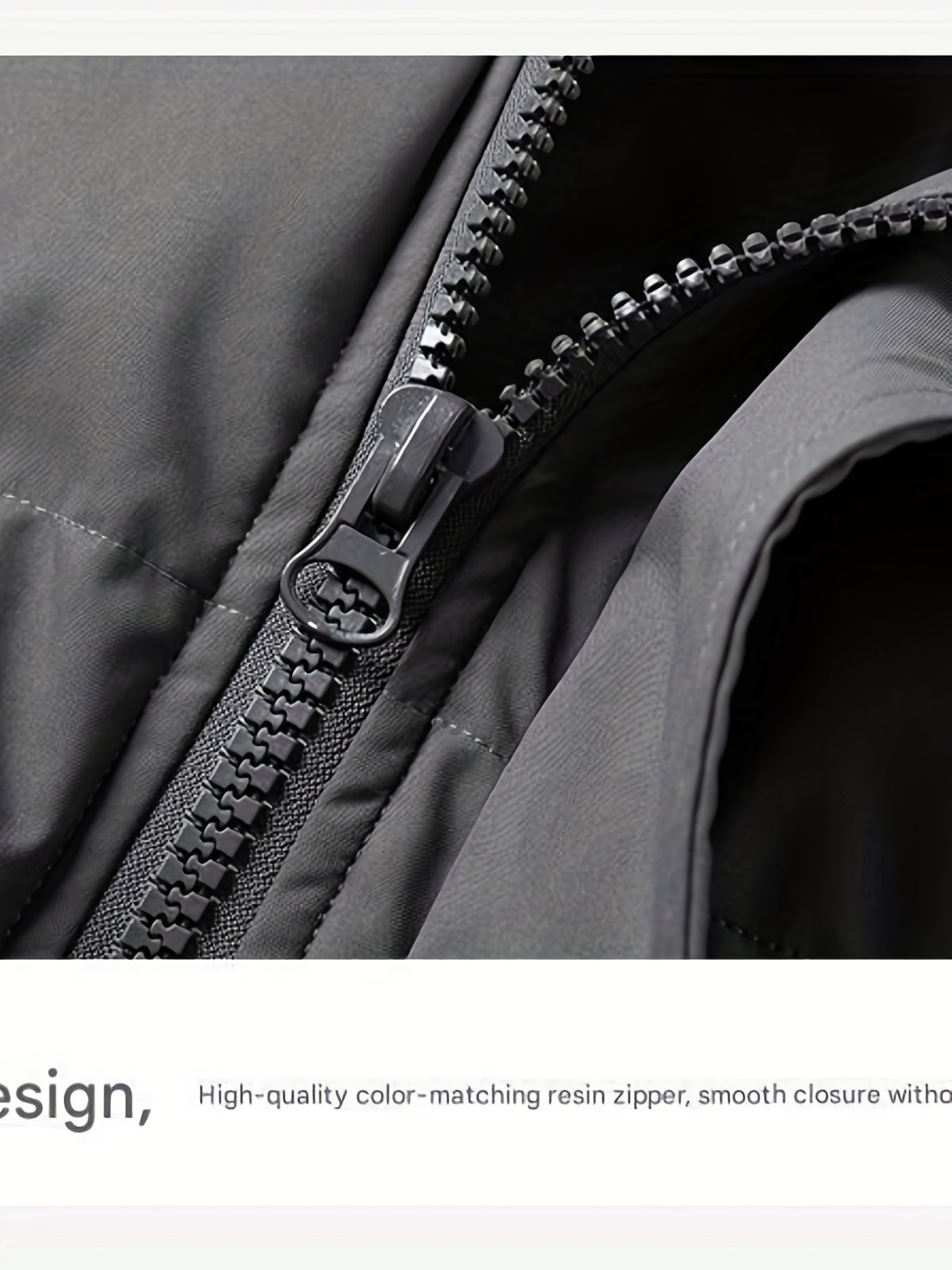Manteau matelassé pour homme, à capuche, noir et blanc