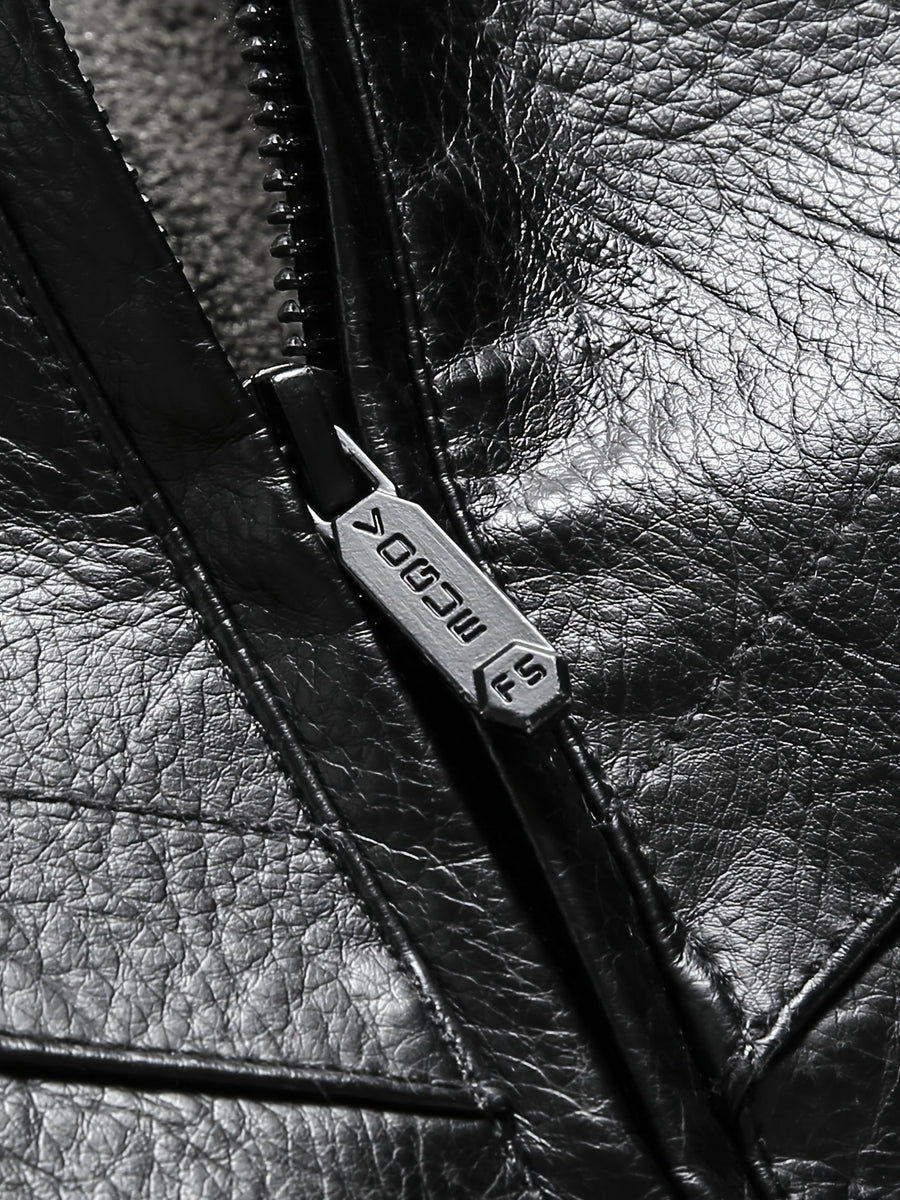 Veste en cuir PU, polaire, à revers, photo 23