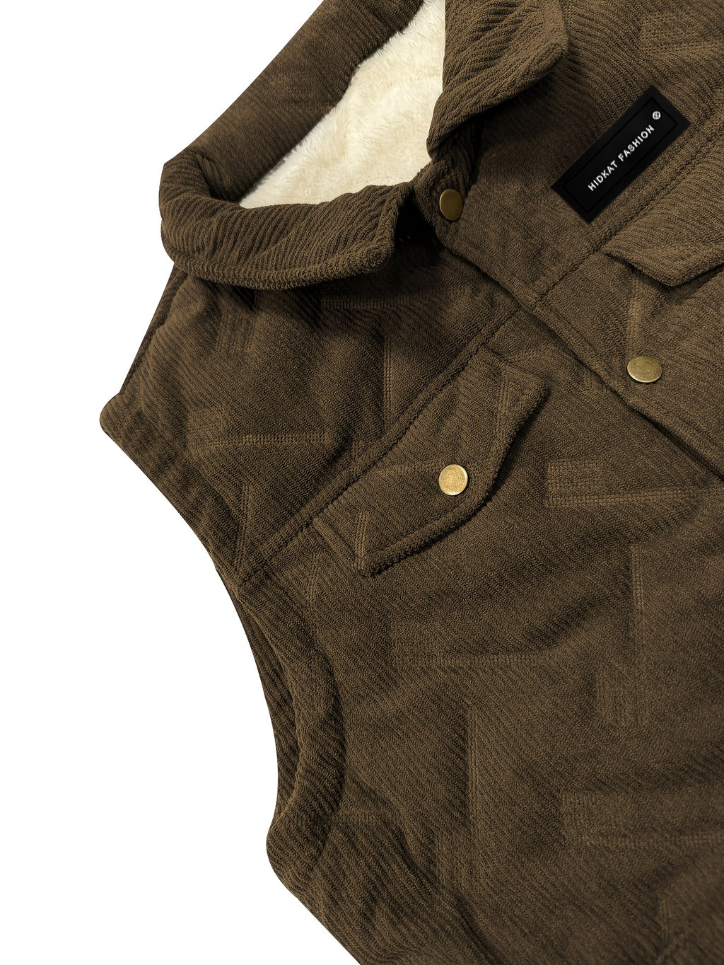 Manteau, velours côtelé, à revers, photo 10