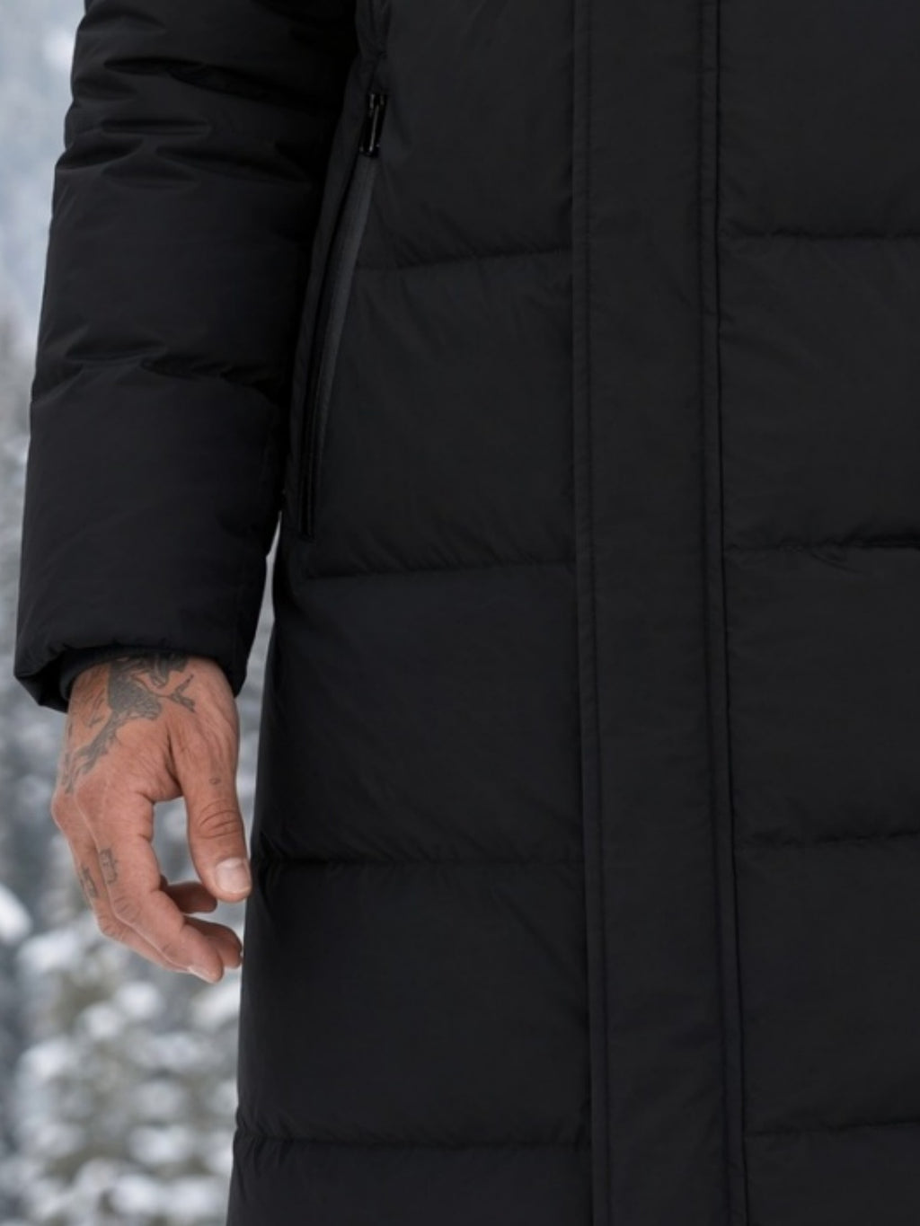 Veste matelassée pour homme, à capuche, blanc