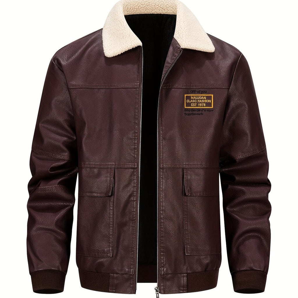 Veste, à revers, gingembre, coloris couleur café