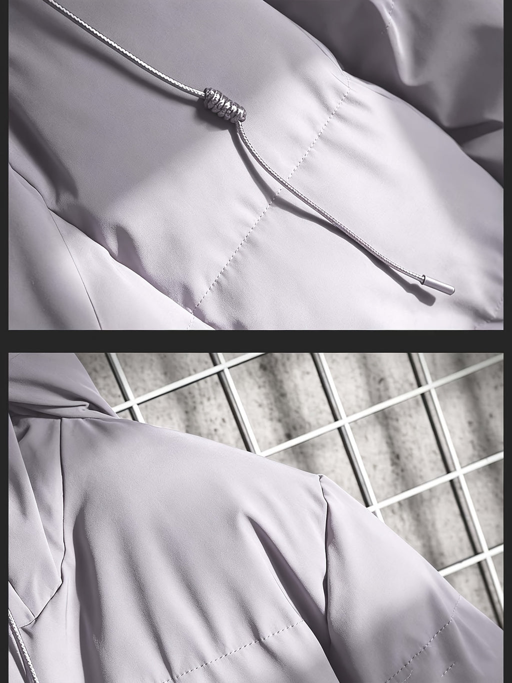 Manteau pour homme, à capuche, vert