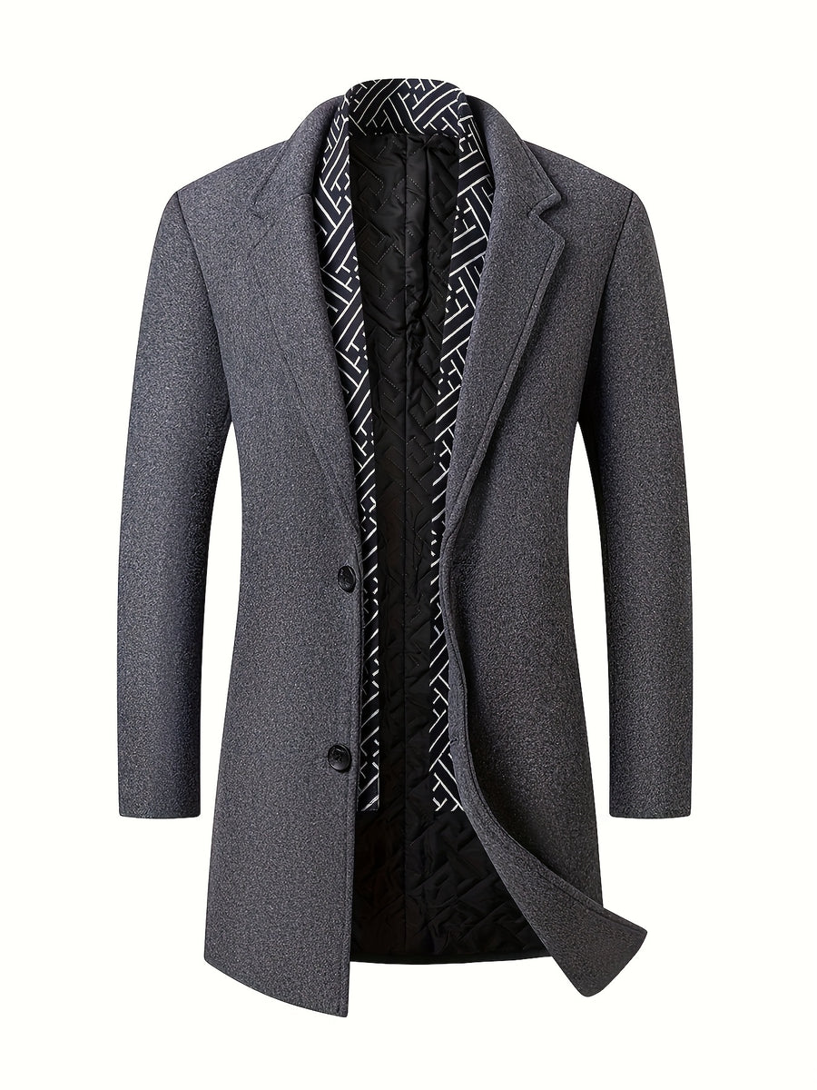Manteau en laine mi-long, 50 % laine, tweed, photo 12