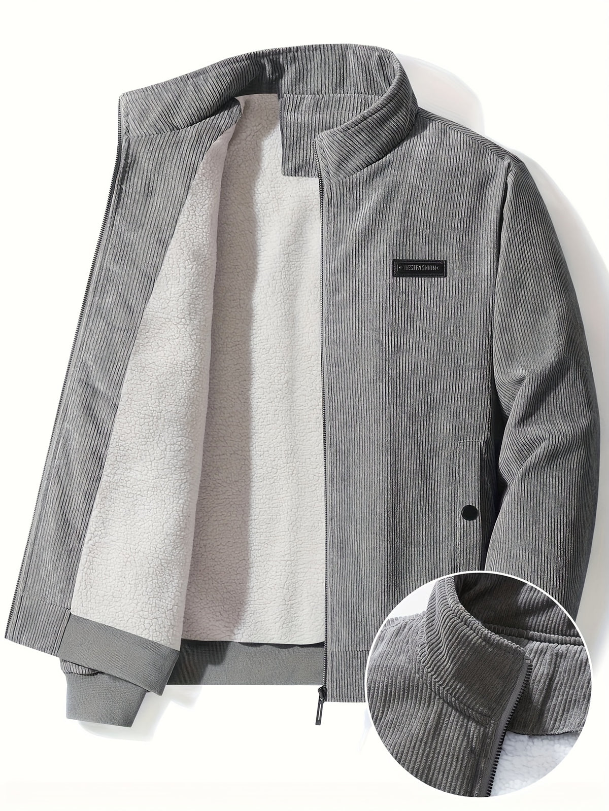 Veste pour homme, coupe-vent, à col montant, modele 2