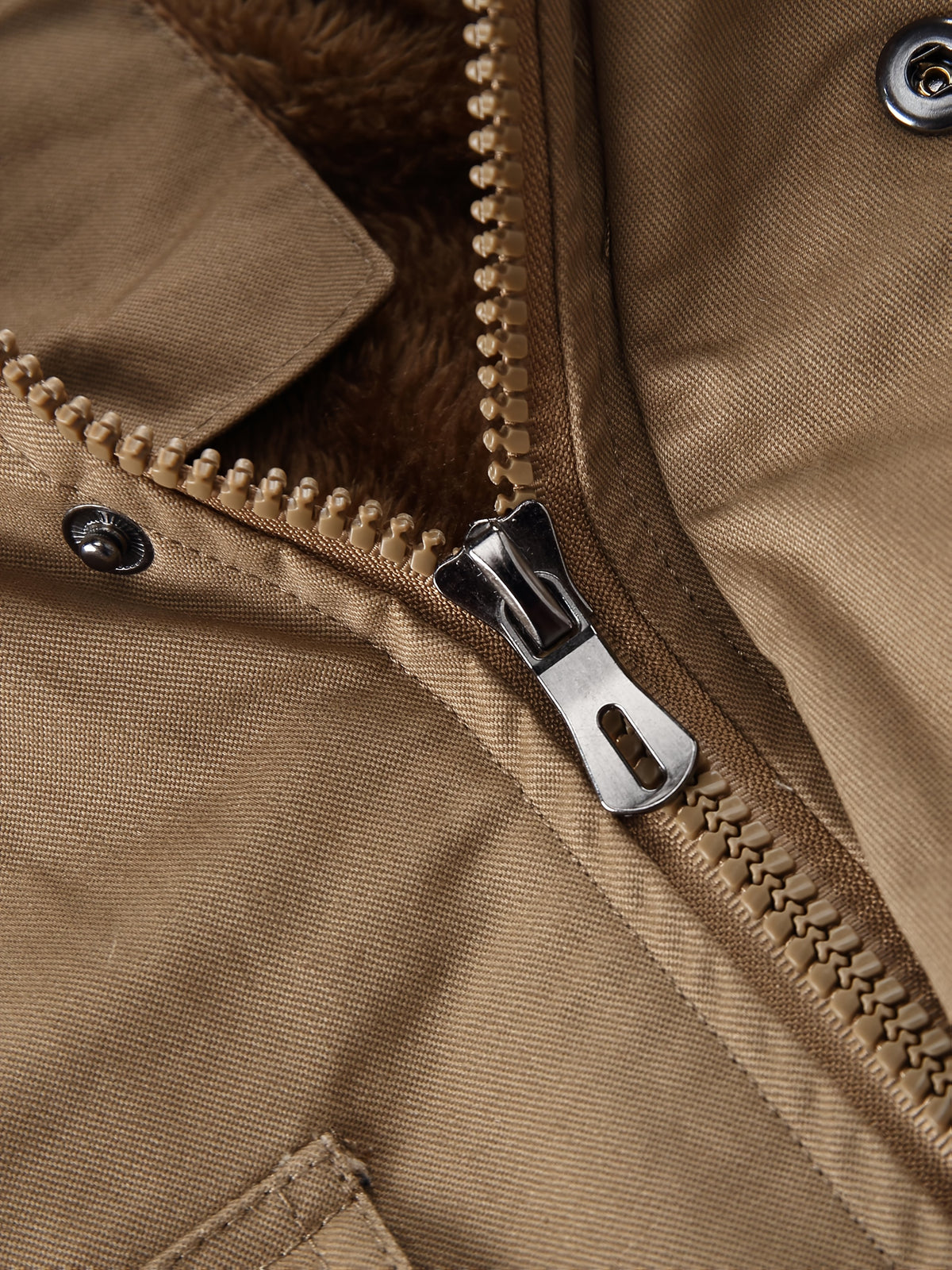 Veste mi-long pour homme, capuche amovible