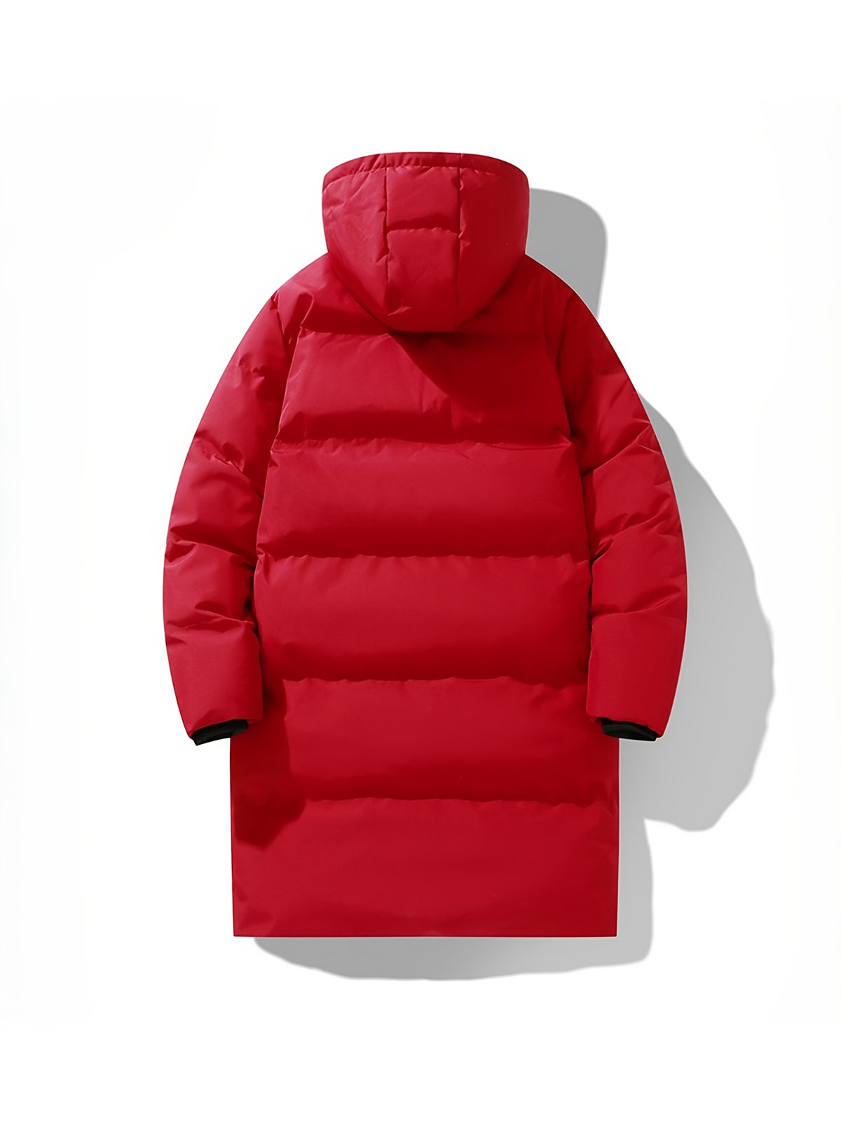 Manteau matelassé pour homme, à capuche, blanc