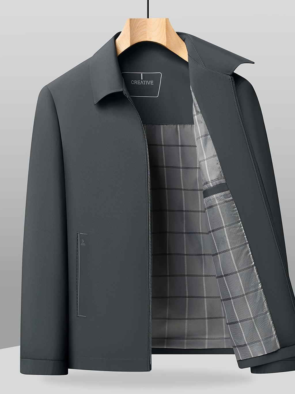 Veste pour homme, à revers, jd1008 xing - 407 noir