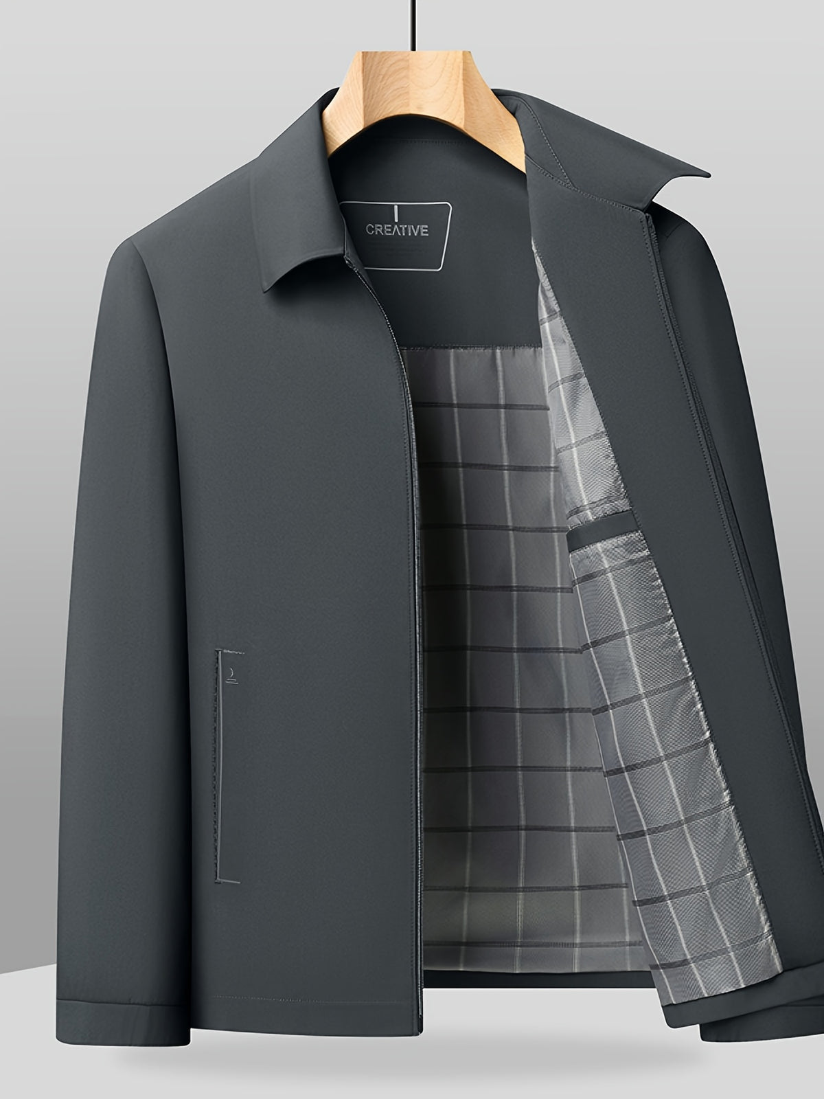Veste pour homme, à revers, jd1008 xing - 407 noir