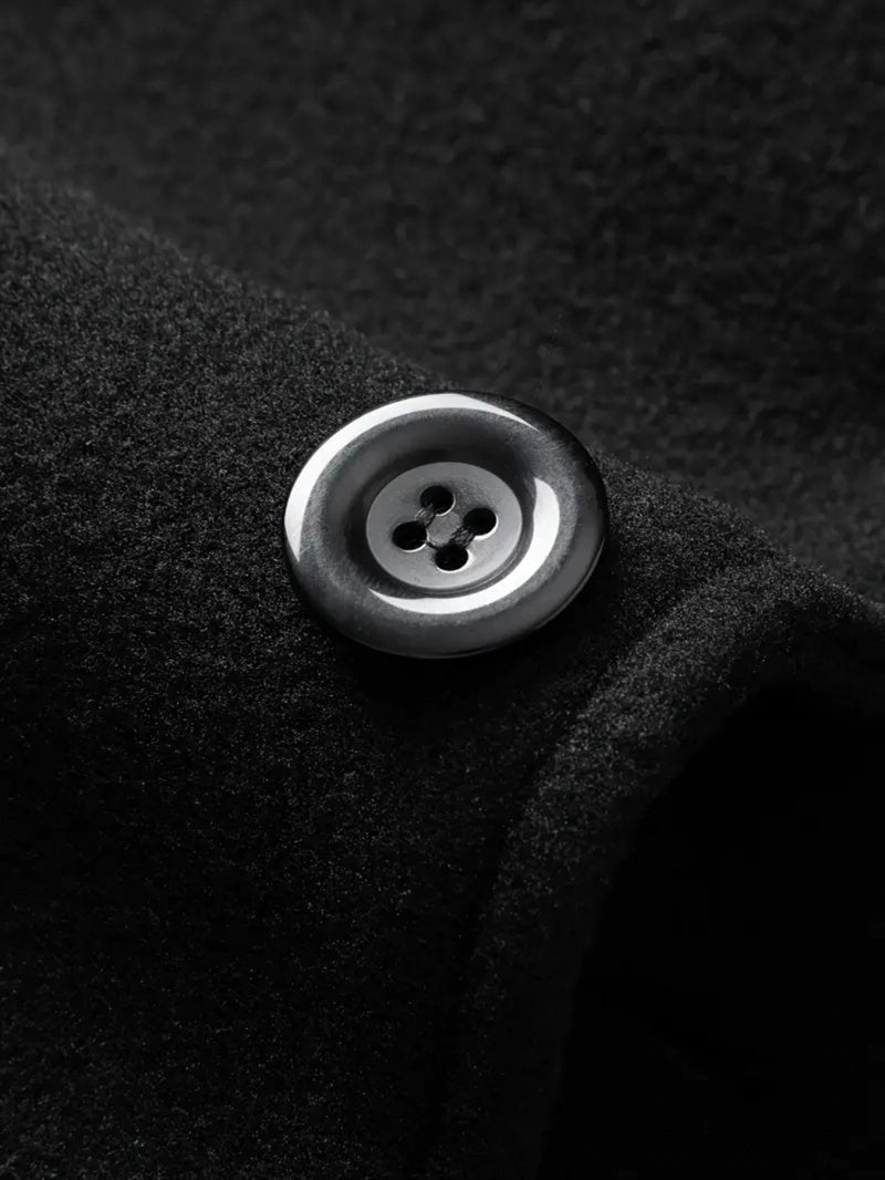 Manteau pour homme, à revers, kaki