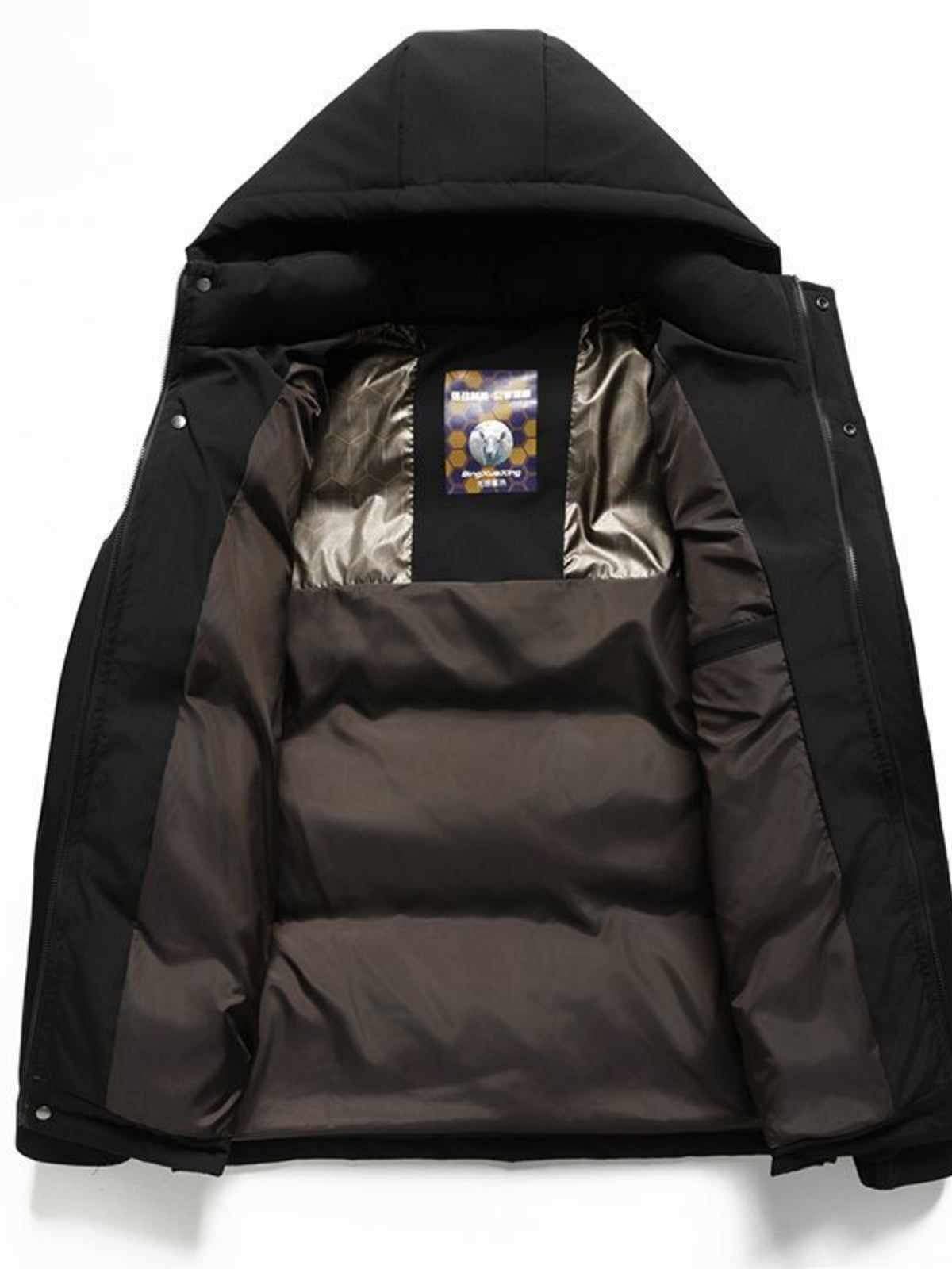 Manteau matelassé pour homme, à capuche, modele 6
