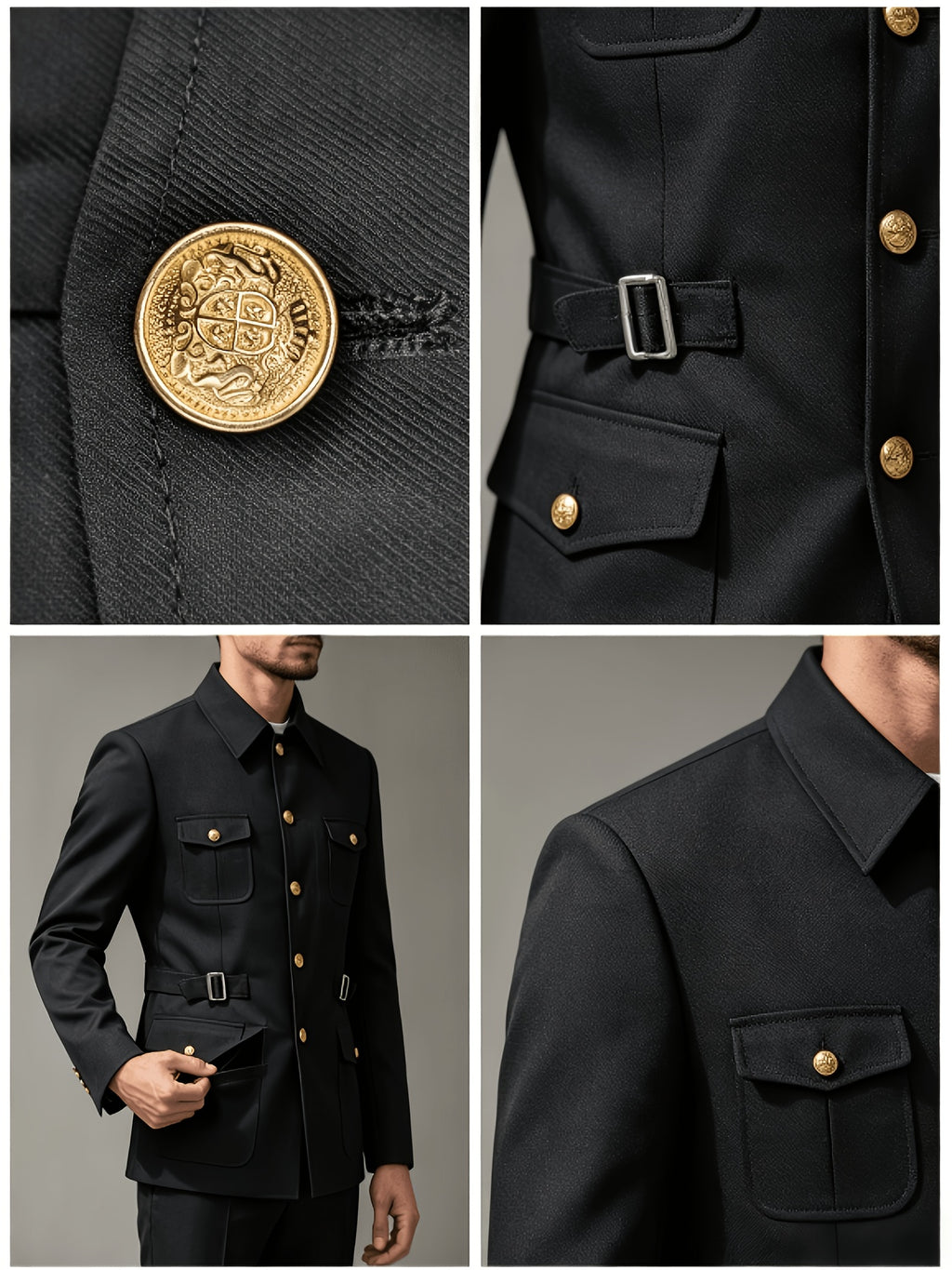 Veste pour homme, à revers, modele 13
