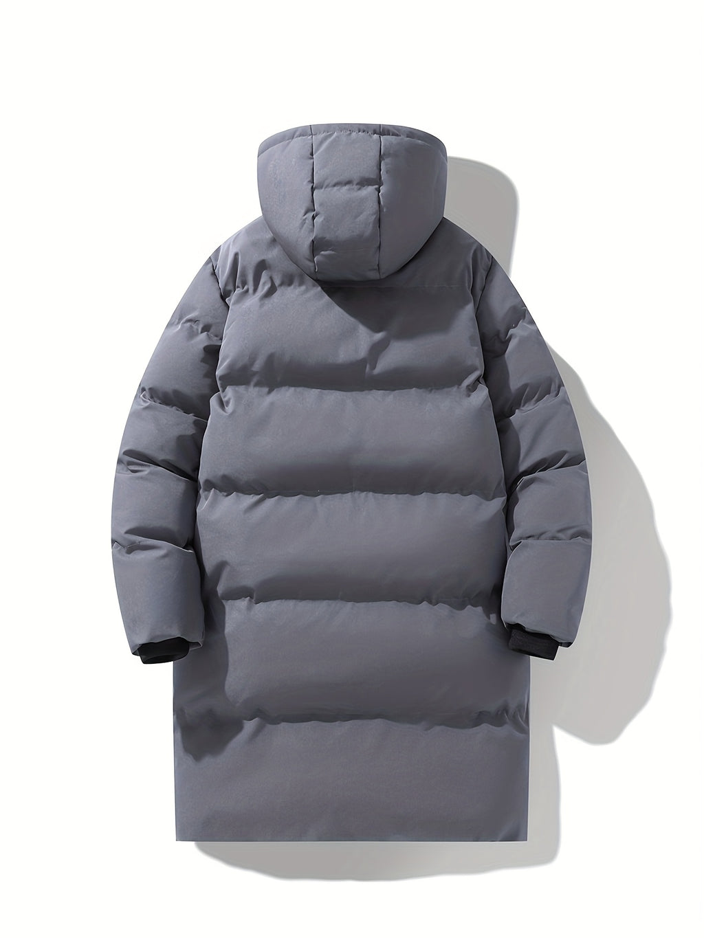 Manteau matelassé pour homme, grandes tailles, à capuche