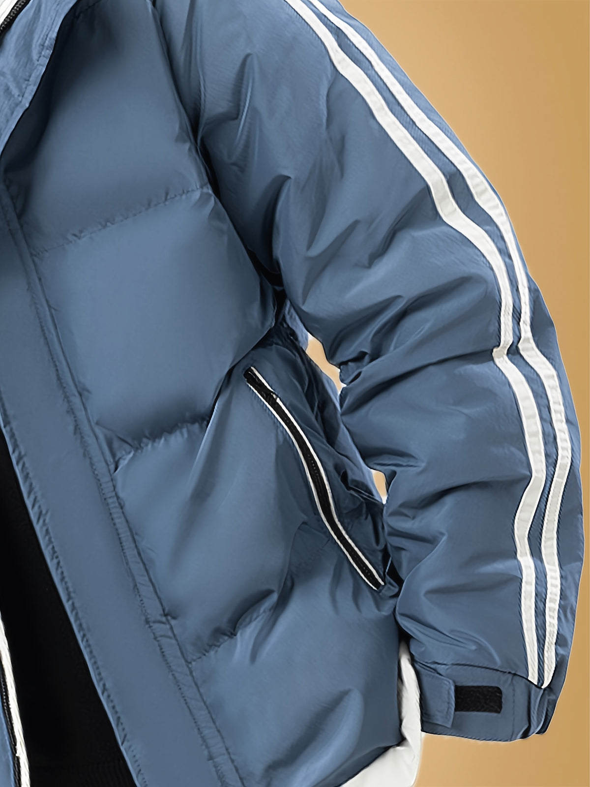Manteau matelassé pour homme, à capuche, modele 7