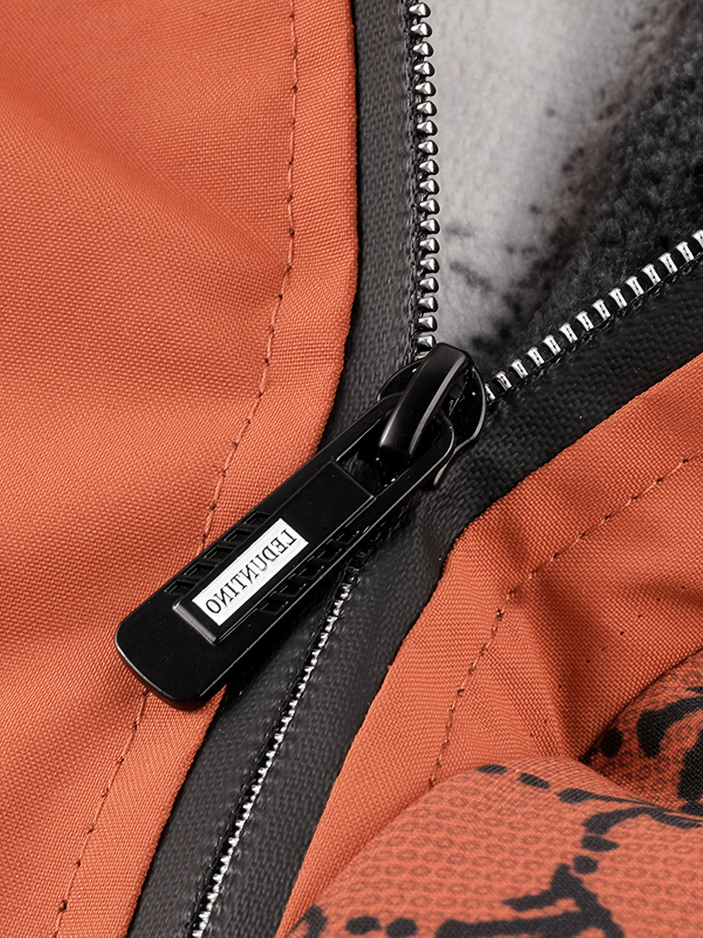 Manteau pour homme, à capuche, mandarine