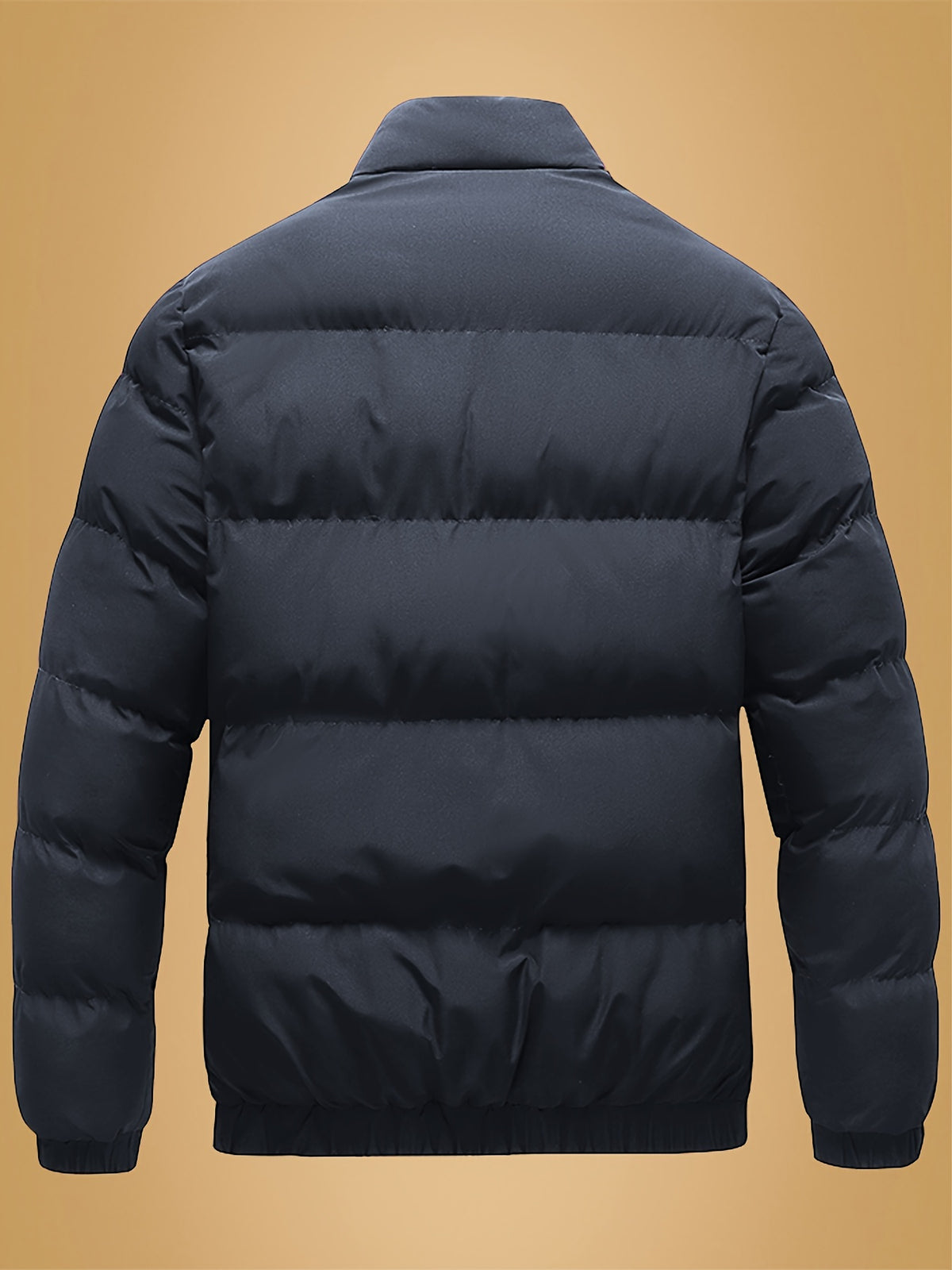 Veste pour homme, à col montant, gris clair